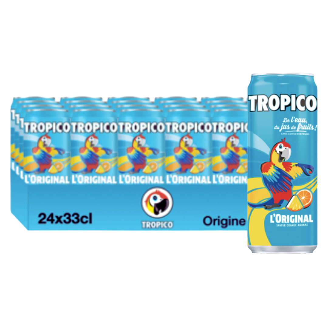 L'Original lot de 24 boites de 33cl Tropico