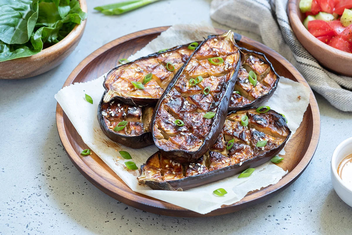 Aubergines grillées lot de 2 barquettes de 1 kg Bluver