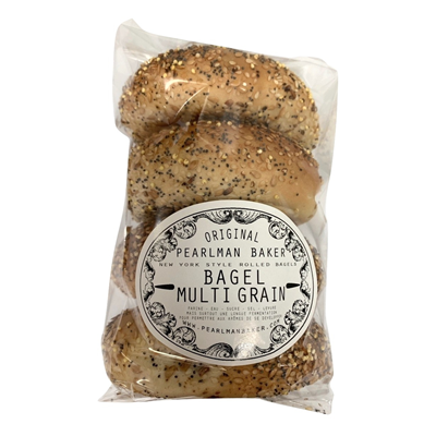 Bagel Multi grain lot de 4 sachets de 4 x 115g Peariman Baker