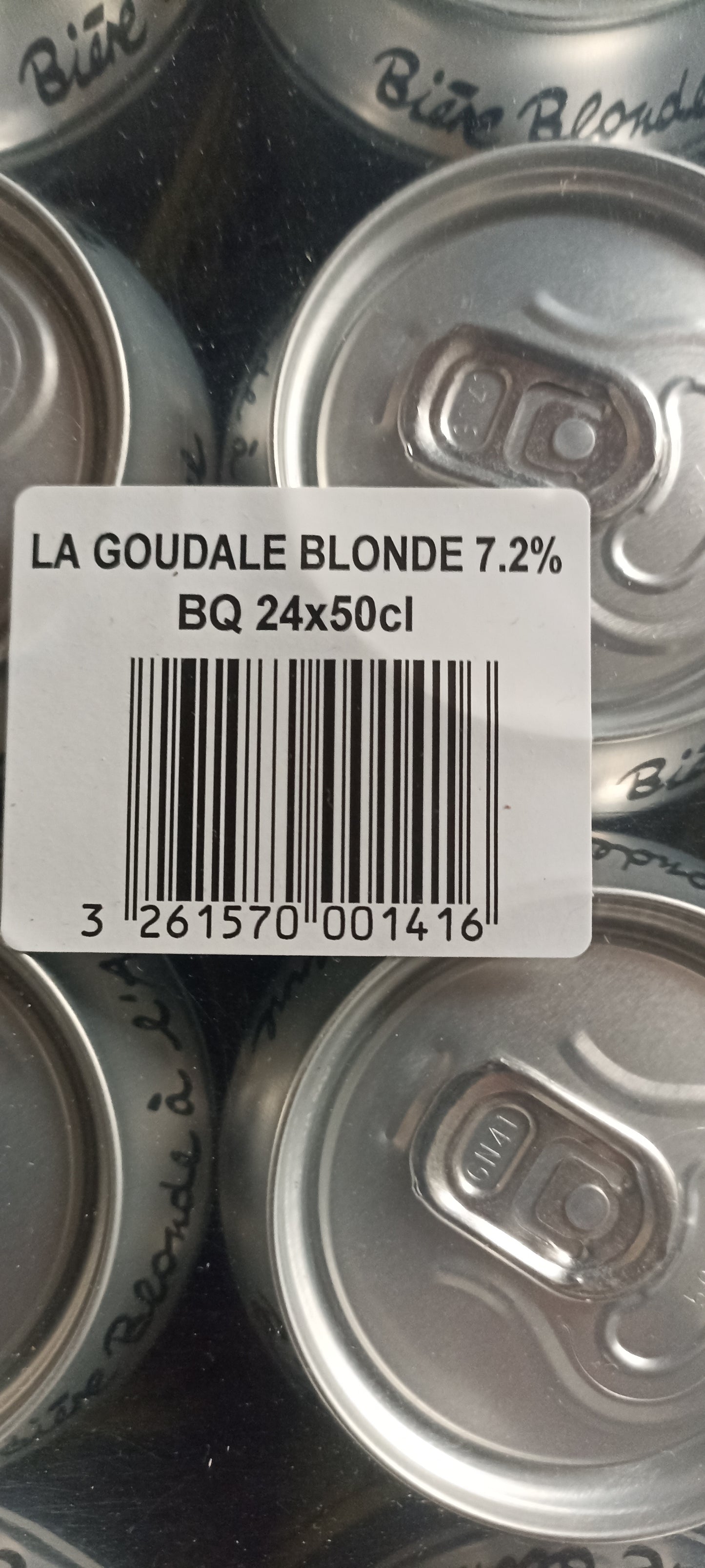Bière blonde 7.2° lot de 24 boîtes x 50cl La Goudale