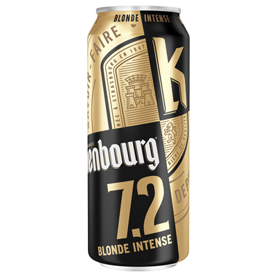 Bière blonde 7.2° lot de 24 boîtes x 50cl Kronenbourg