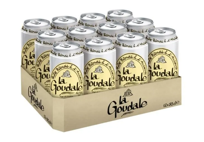 Bière blonde 7.2° lot de 24 boîtes x 50cl La Goudale
