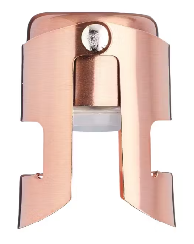 Bouchon à Champagne cuivre lot de 2 pièces.