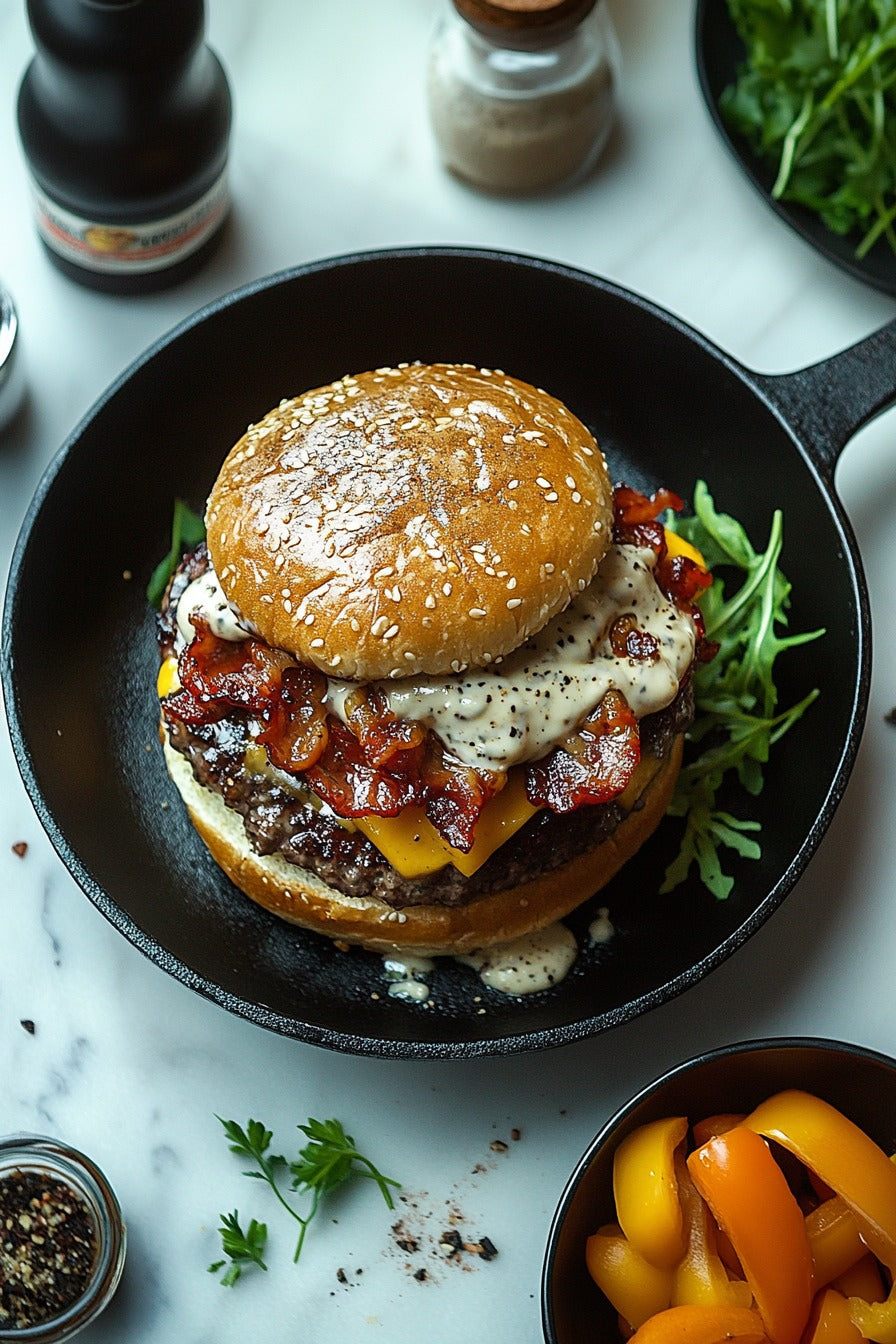 Smash Burger halal UE 60 x 65g Oumaty