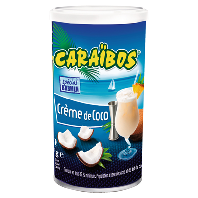 Crème de coco lot de 2 boîtes de 425g Caraibos