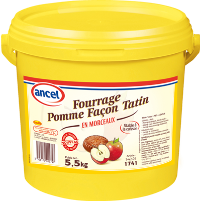 Fourrage Pomme en Morceaux façon Tatin seau 5.5 kg Ancel