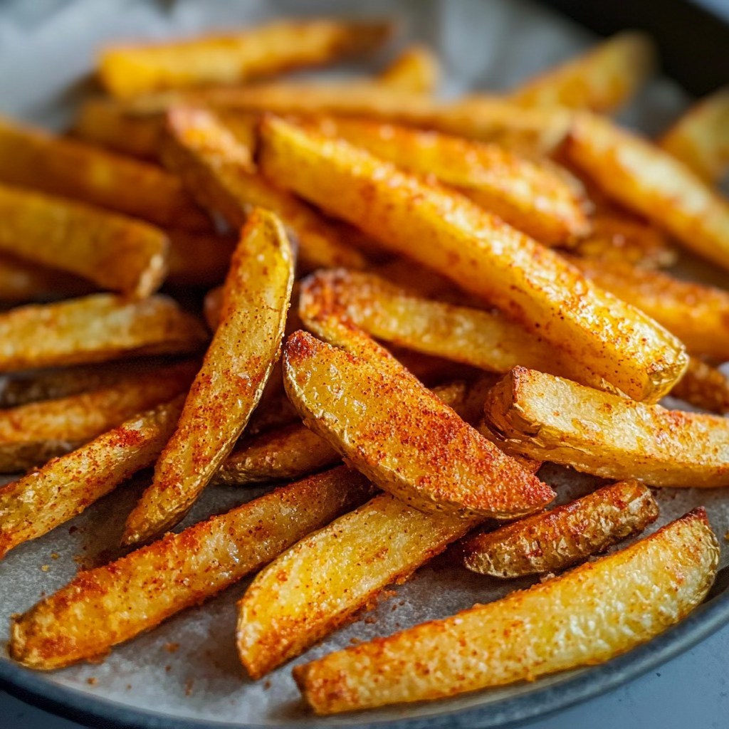 Frites fraîches crues avec peau sous vide 10 kg