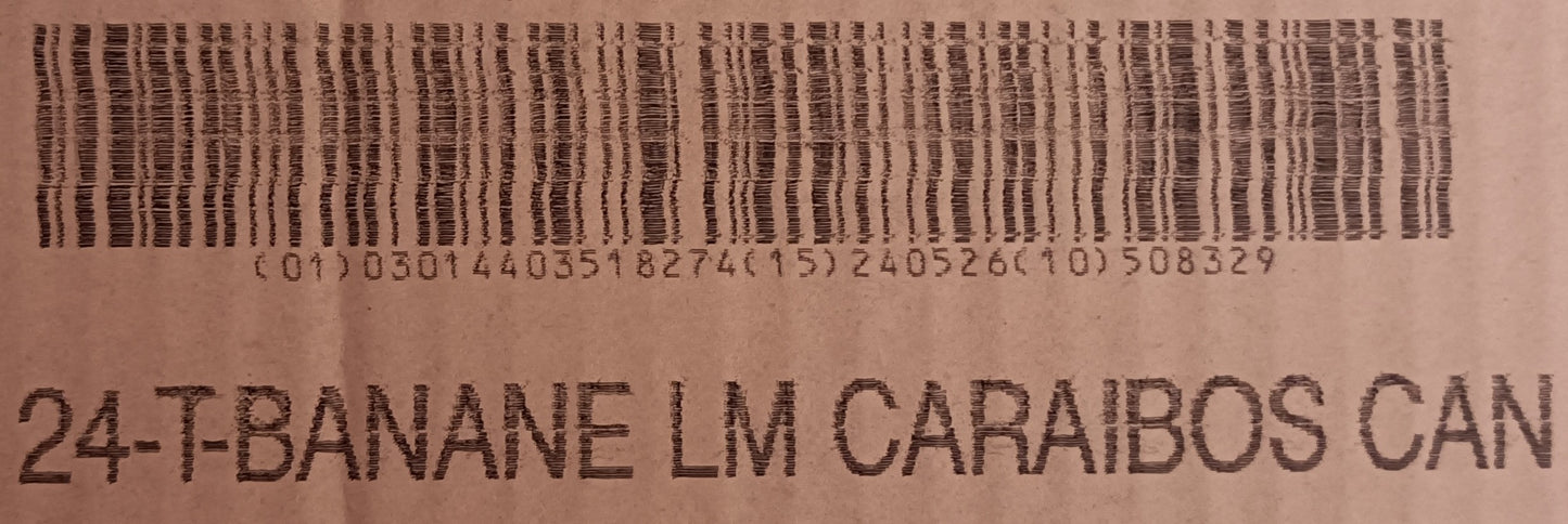 Boisson à la banane lot de 24 boîtes 33cl Caraïbos