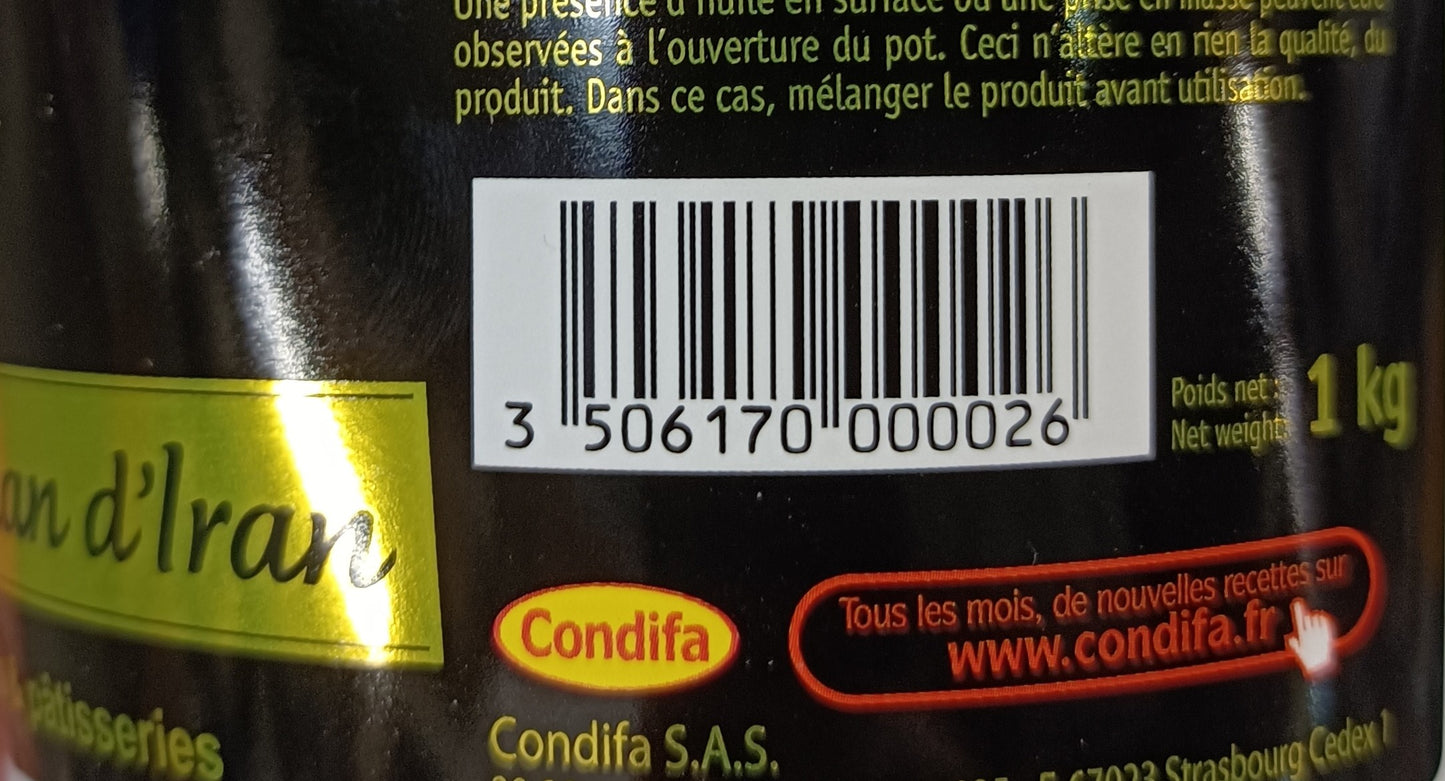 Pâte de pistache sceau 100% kerman d'Iran 1kg Cresco