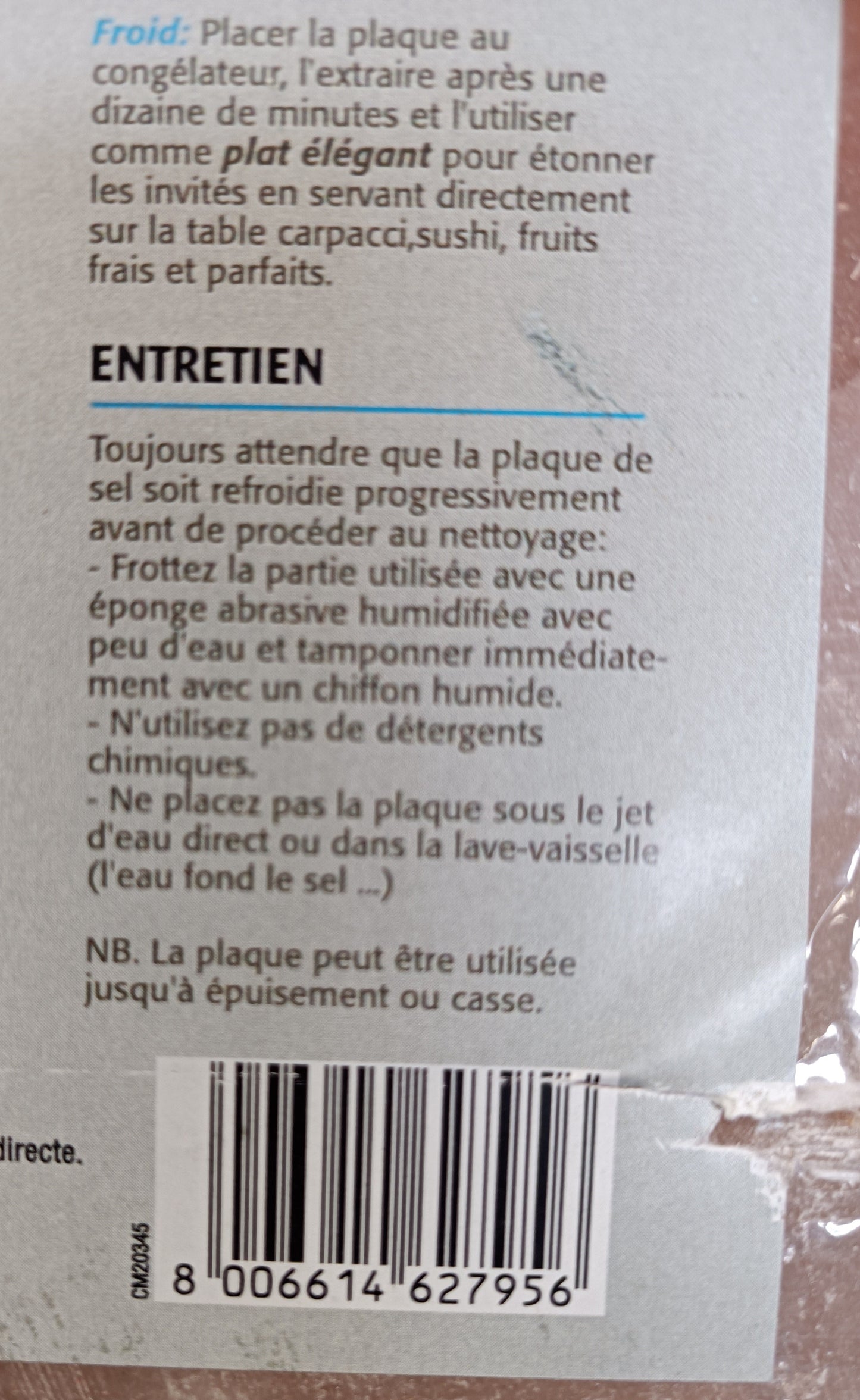 Pierre de sel rose de l'Himalaya 1.7 kg Montosco