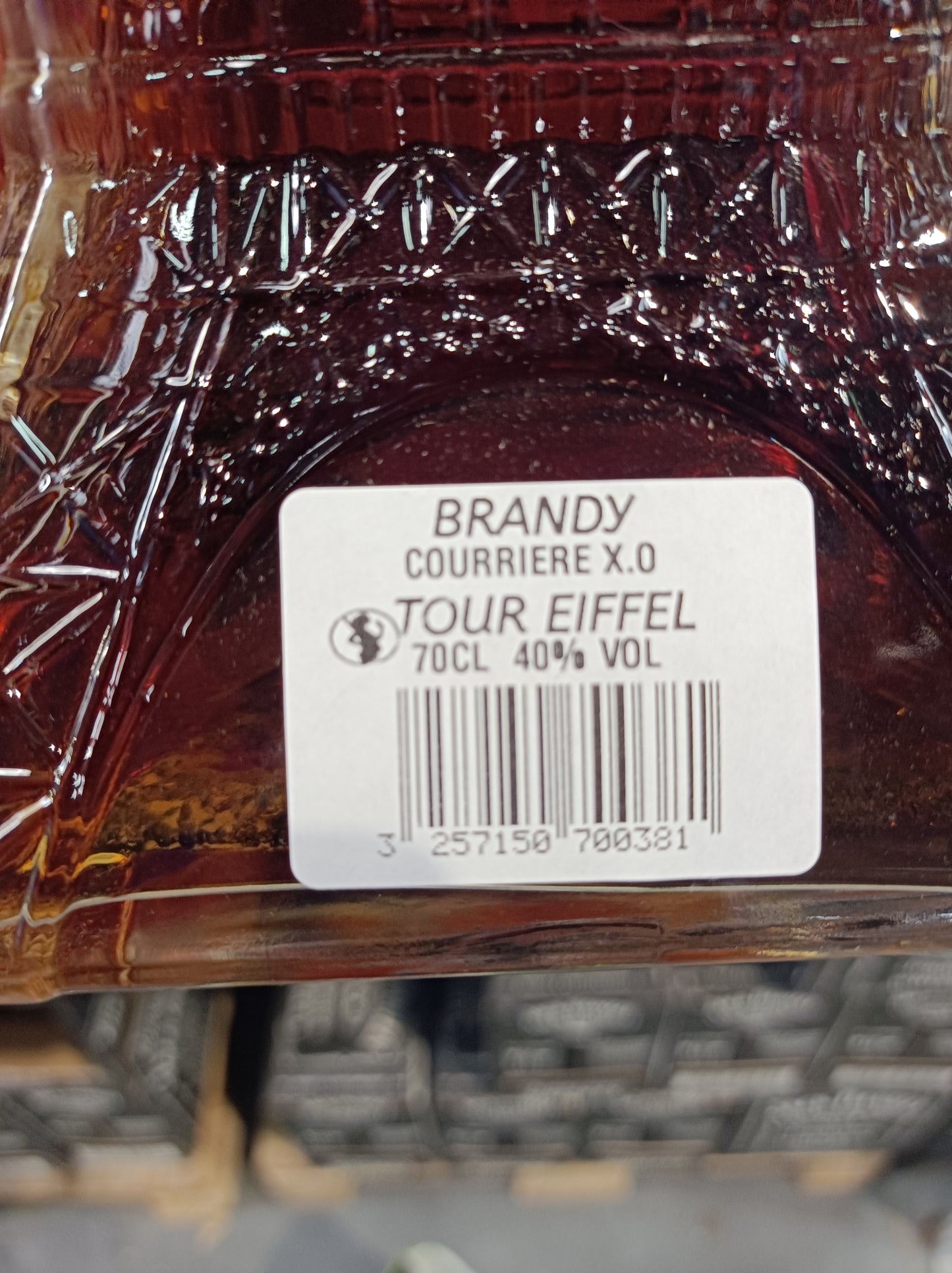 Brandy XO Tour Eiffel 40° 70cl COURRIERE