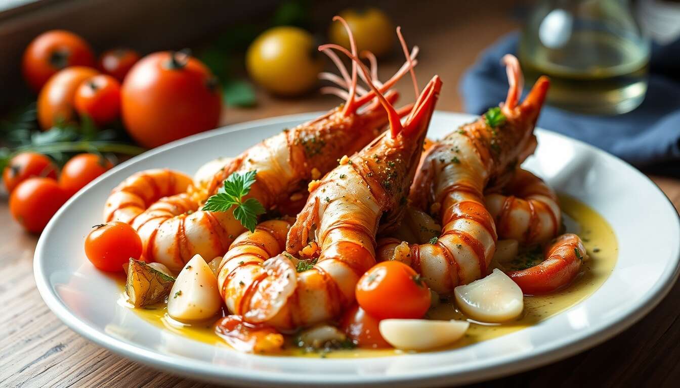 Langoustines entières crues 9/15 1 kg La Sirène