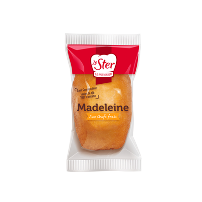 Madeleines coquilles 44 x 25g Le Ster LE PATISSIER