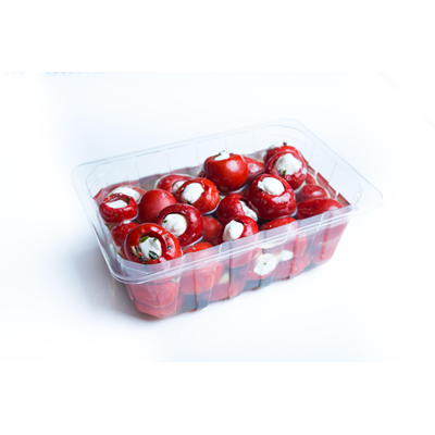 Mini poivrons farcis rouges verts lot de 2 barquettes de 1kg Fromacoeur