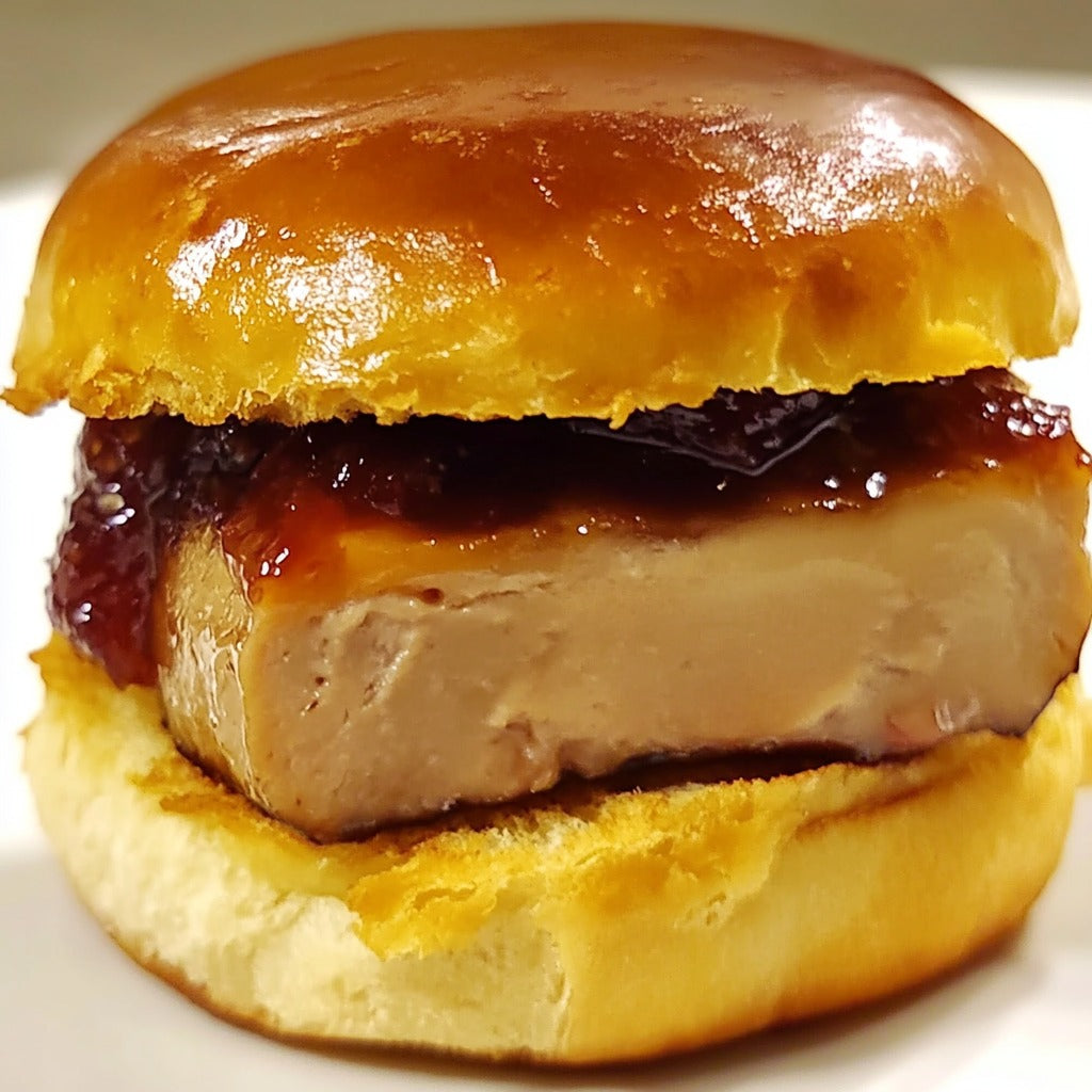 Bloc de foie gras de canard avec 30% de morceaux lot de 2 boîtes de 400g Le Duché D'Anne