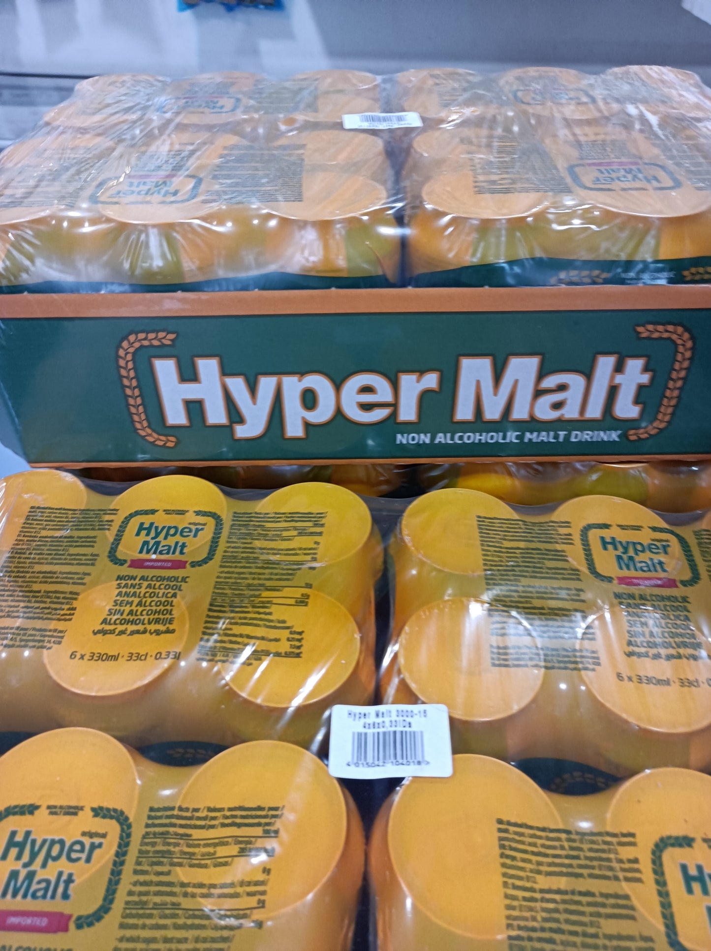 Boisson maltée lot de 24 cannettes de 33cl HYPER MALT