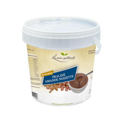 Praliné Amande Noisette lot de 2 sceaux de 1 kg La noix gaillarde