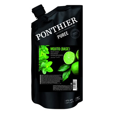 Purée de fruit Mojito lot de 3 sachets souples de 1kg Ponthier