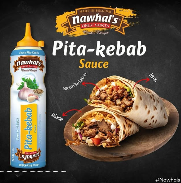 Sauce pita lot de 2 bidons de 950ml Nawhal's