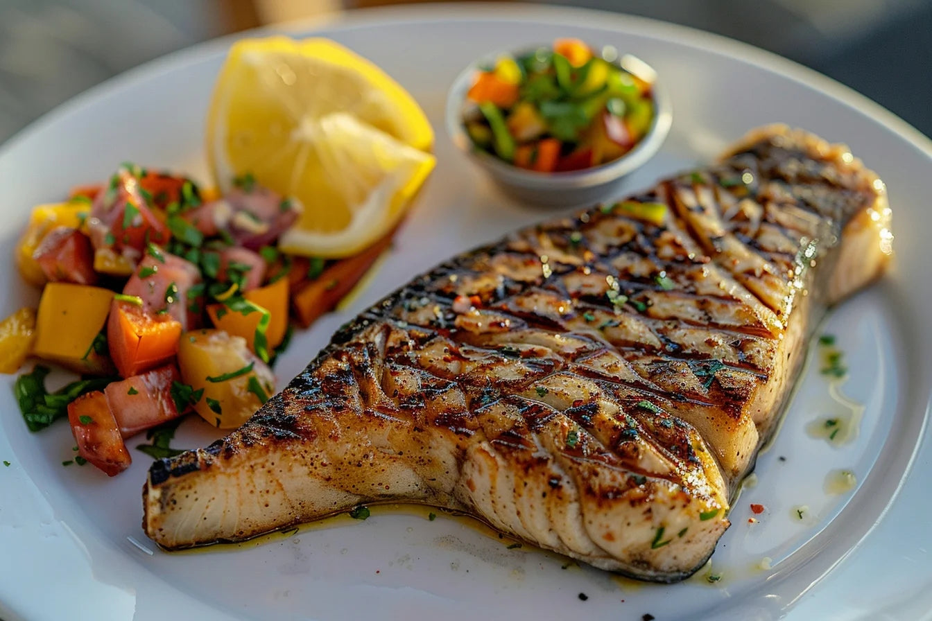 Steaks d'espadon avec peau sans os lot de 2 sachets de 1 kg Seafood Saveur