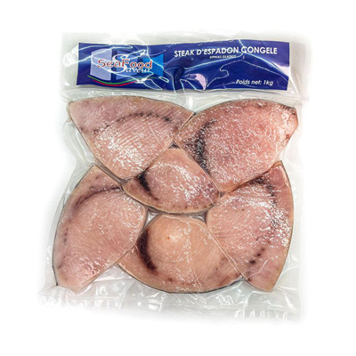 Steaks d'espadon avec peau sans os lot de 2 sachets de 1 kg Seafood Saveur