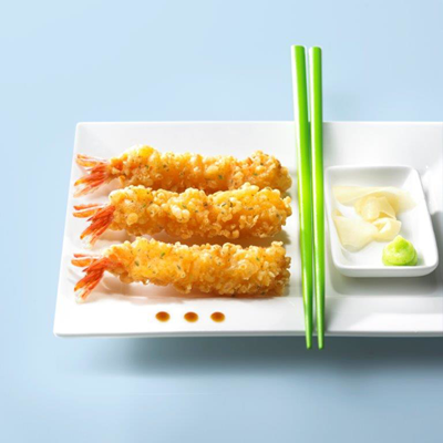 Tempura wasabi 10 pièces lot de 4 boîtes de 250g Fisherman's Choice