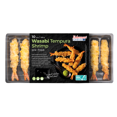 Tempura wasabi 10 pièces lot de 4 boîtes de 250g Fisherman's Choice
