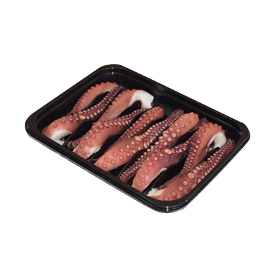 Tentacule de poulpe cuite congelée 70/100g barquette 8 pièces Gel Pêche