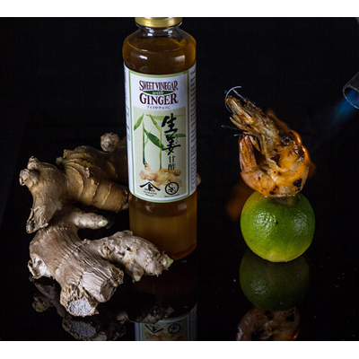 Vinaigre de gingembre confit lot de 2 bouteilles de 180 ml Yamato