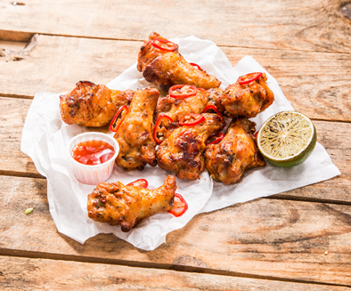 Ailes de poulet Tex Mex lot de 3 sachets de 1 kg Country Style