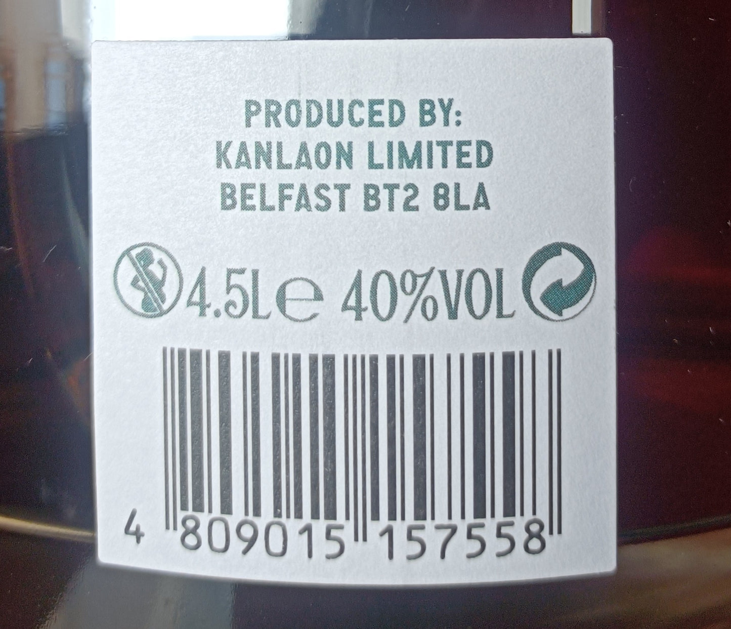 Boisson spiritueuse à base de rhum Baroko 40° 4.5L Don Papa