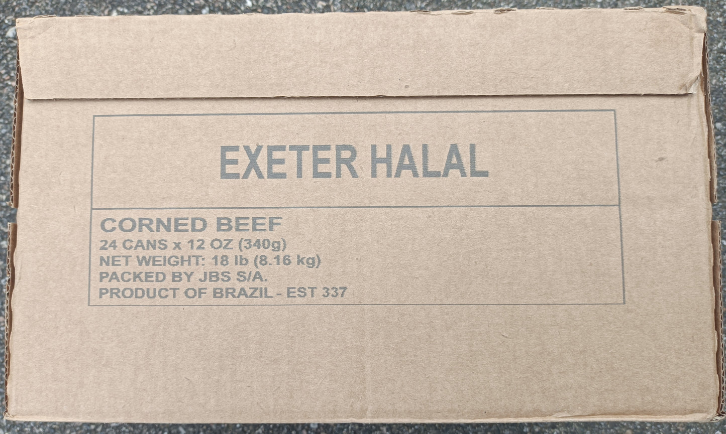 Corned beef Halal 24 boîtes de 340g EXETER