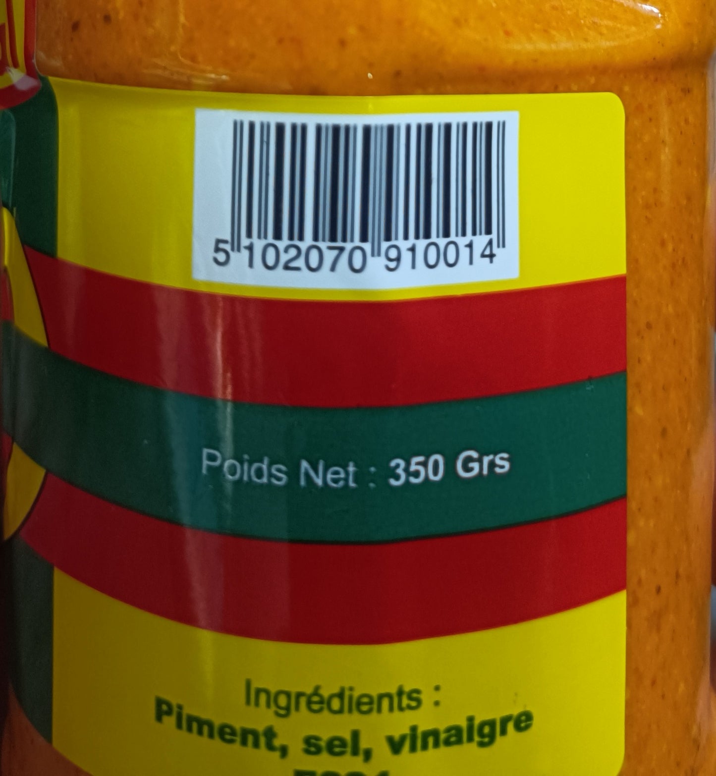 Sauce piment Pathial lot de 2 bouteilles de 350g Sonia
