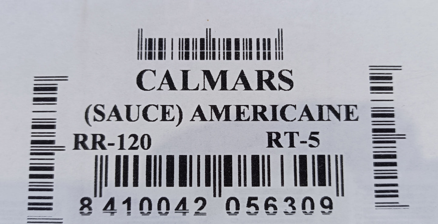 Calamar en sauce américaine 5 boîtes 1/4 soit 575g Pay Pay