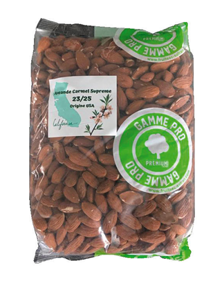 Amandes brutes 23/25 lot de 3 sachets de 1 kg
