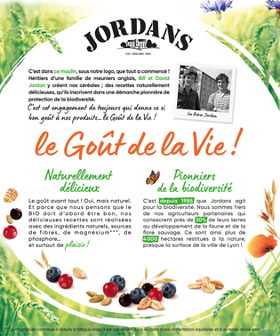 Céréales BIO superfruits lot de 6 boîtes de 450g Jordans
