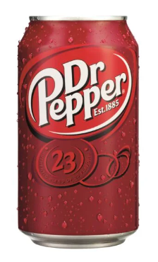 Soda lot de 4 boîtes 33 cl Dr Pepper