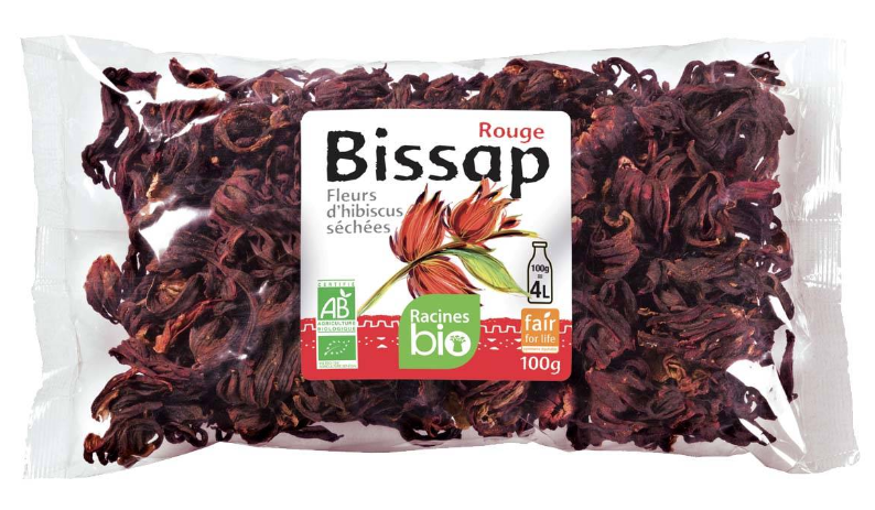 Feuilles d'hibiscus (Bissap) - 100% Naturelle - 100g - Les Créateurs Bio