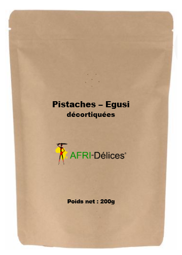 Pistaches africaines décortiquées - Egusi (Cucumeropsis eddulis)