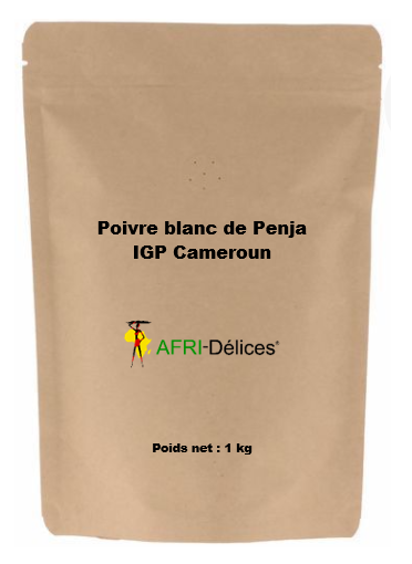 Poivre de Penja blanc IGP BIO (Piper nigrum) 1kg