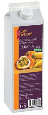 Préparation pour cocktail Pabana Lot de 2 briques de 1kg Côté Saveurs