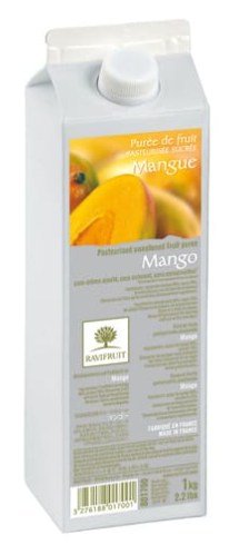Purée de mangue lot de 2 briques de 1L Ravifruit Côté Saveurs