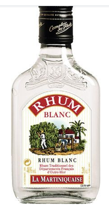 Rhum blanc 40° 20 cl La Martiniquaise