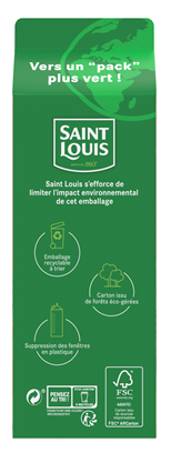 Sucre Cassonade lot de 2 packs de 650g Saint Louis