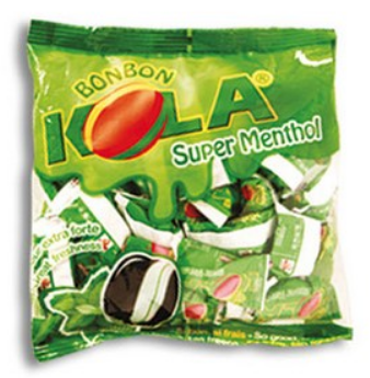 Bonbons Kola super menthol 10 pièces CHOCOCAM