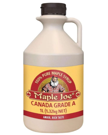 Sirop d'érable du Canada pichet de 1 litre Maple Joe