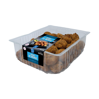 Acras de morue lot de 4 barquettes de 900g Dessaint Traiteur