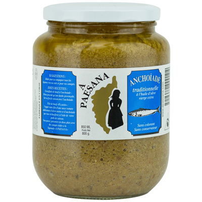 Anchoïade traditionnelle lot de 4 pots de 800g A. Paesana