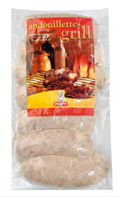 Andouillettes spécial grill lot de 5 sachets de 7 x 145g Popy