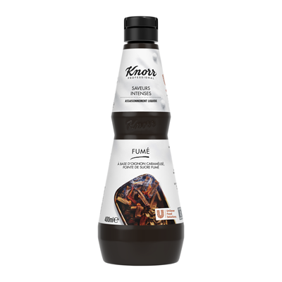 Assaisonnement liquide saveur fumé lot de 2 bouteilles de 400 ml Knorr